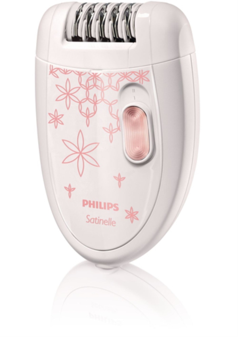 PHILIPS Epilatore Philips Satinelle Essential (HP642000) ricaricabile 2 velocità bianco